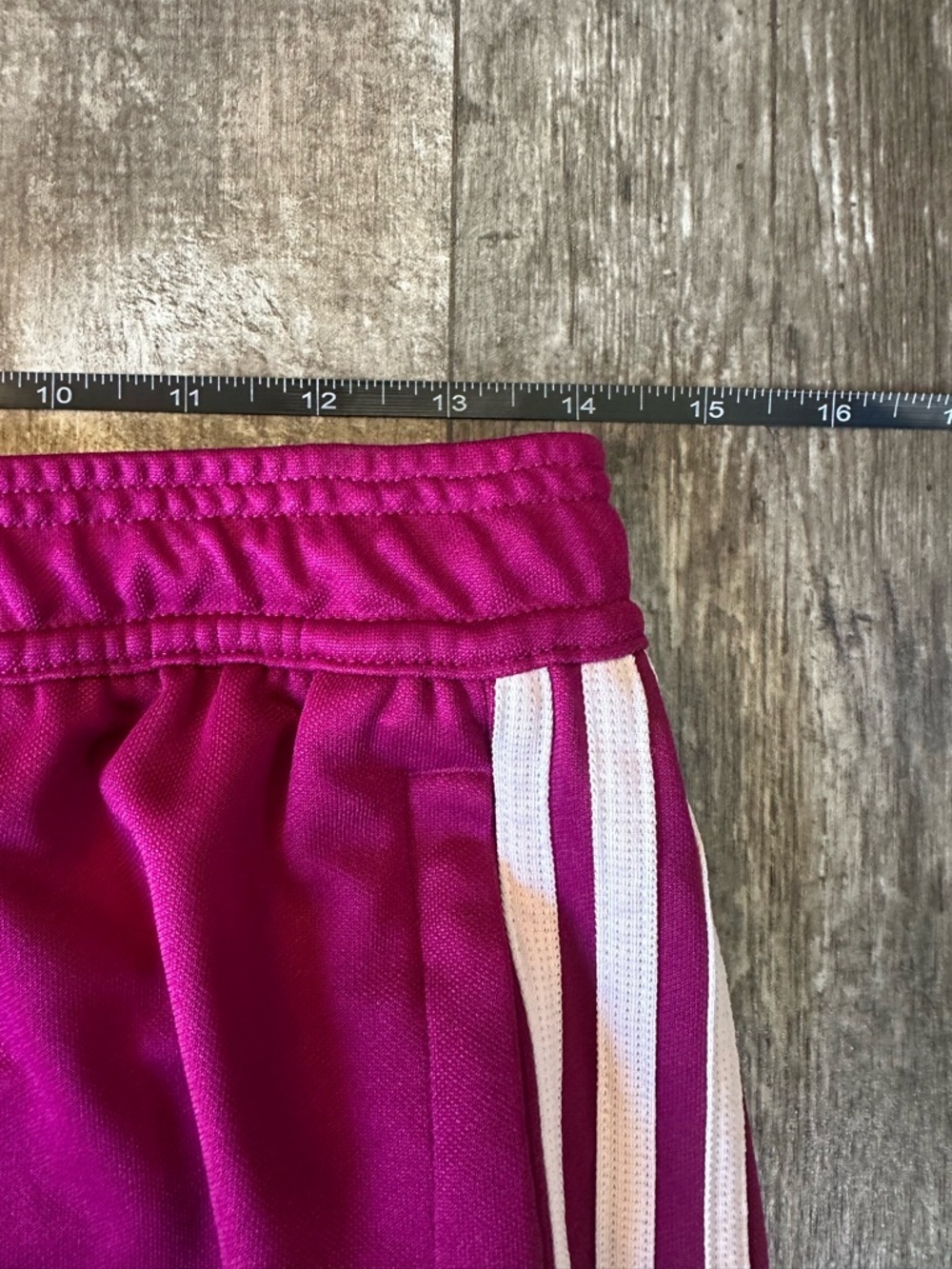Adidas Fuchsia Joggers with Zipper Leg Size Medium - Picture 7 of 12
